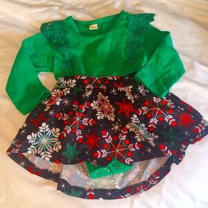 Size 9 months Girl Christmas Dress
